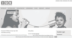 Desktop Screenshot of iok.net